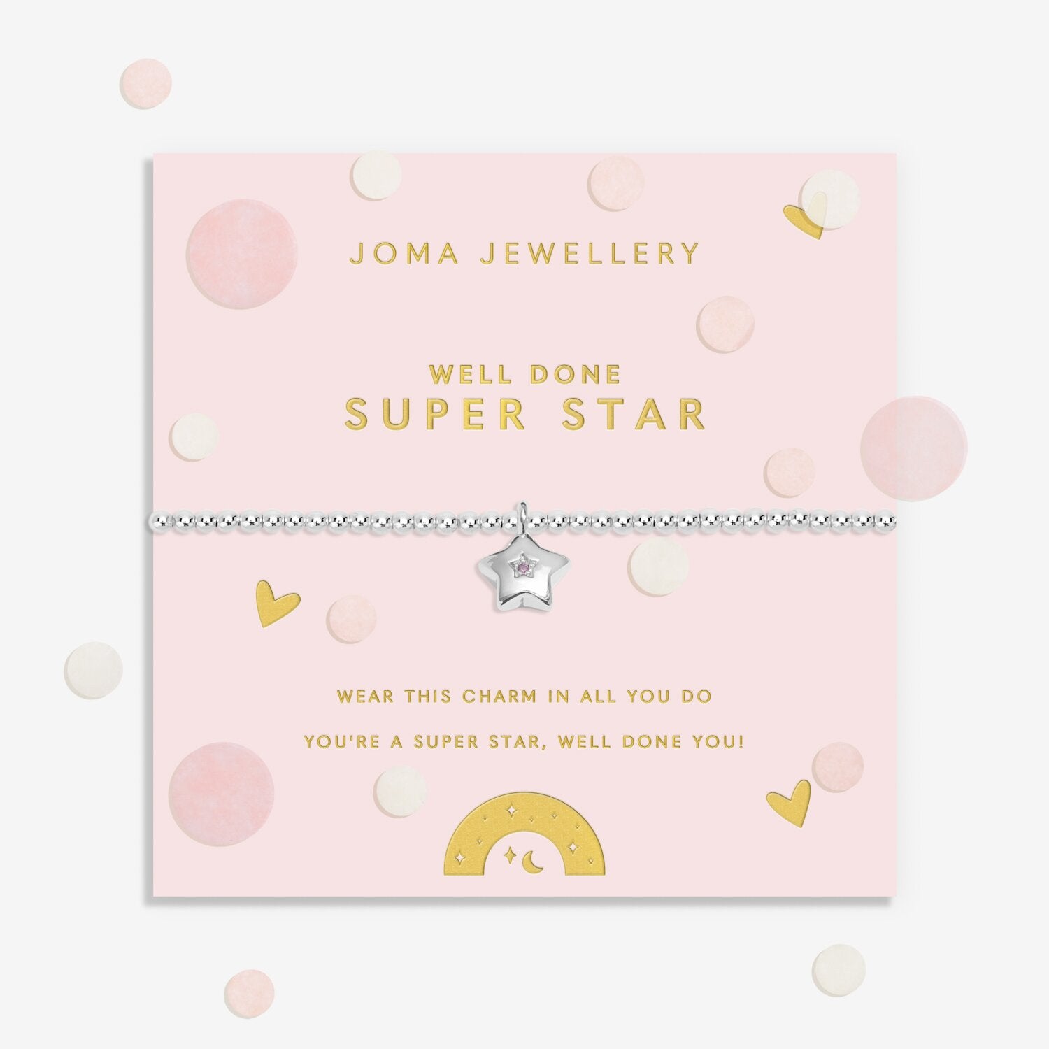 Kids Confetti Super Star Bracelet