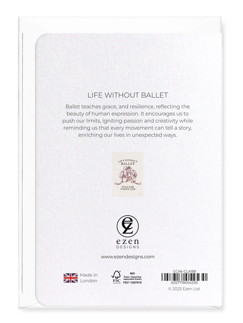 Life Without Ballet Card