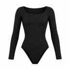 Long Sleeved Leotards Black