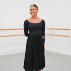 Long Sleeved Leotards Black