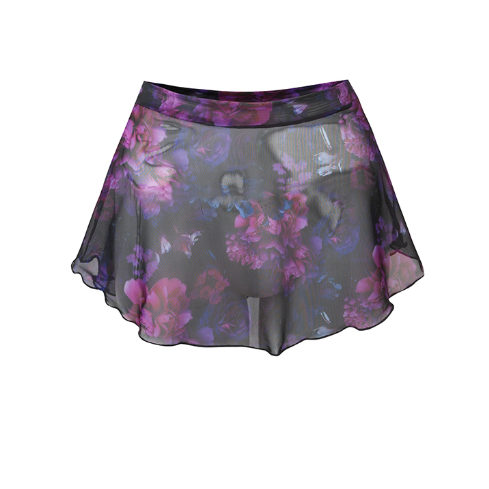 Velvet Rose- Lori Ballet Skirt Purple Flowers