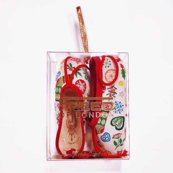 Freed Miniature Satin Ballet Shoes - Limited Christmas Edition