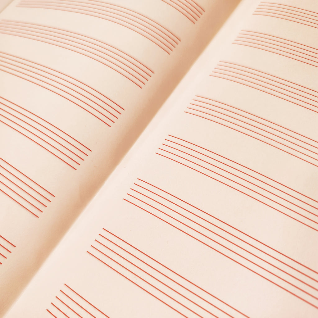 8 stave manuscript book