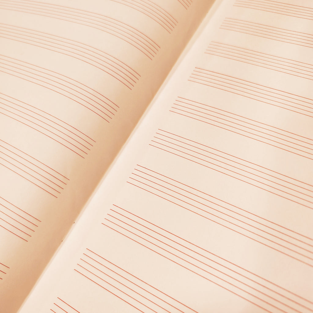 10 stave manuscript book