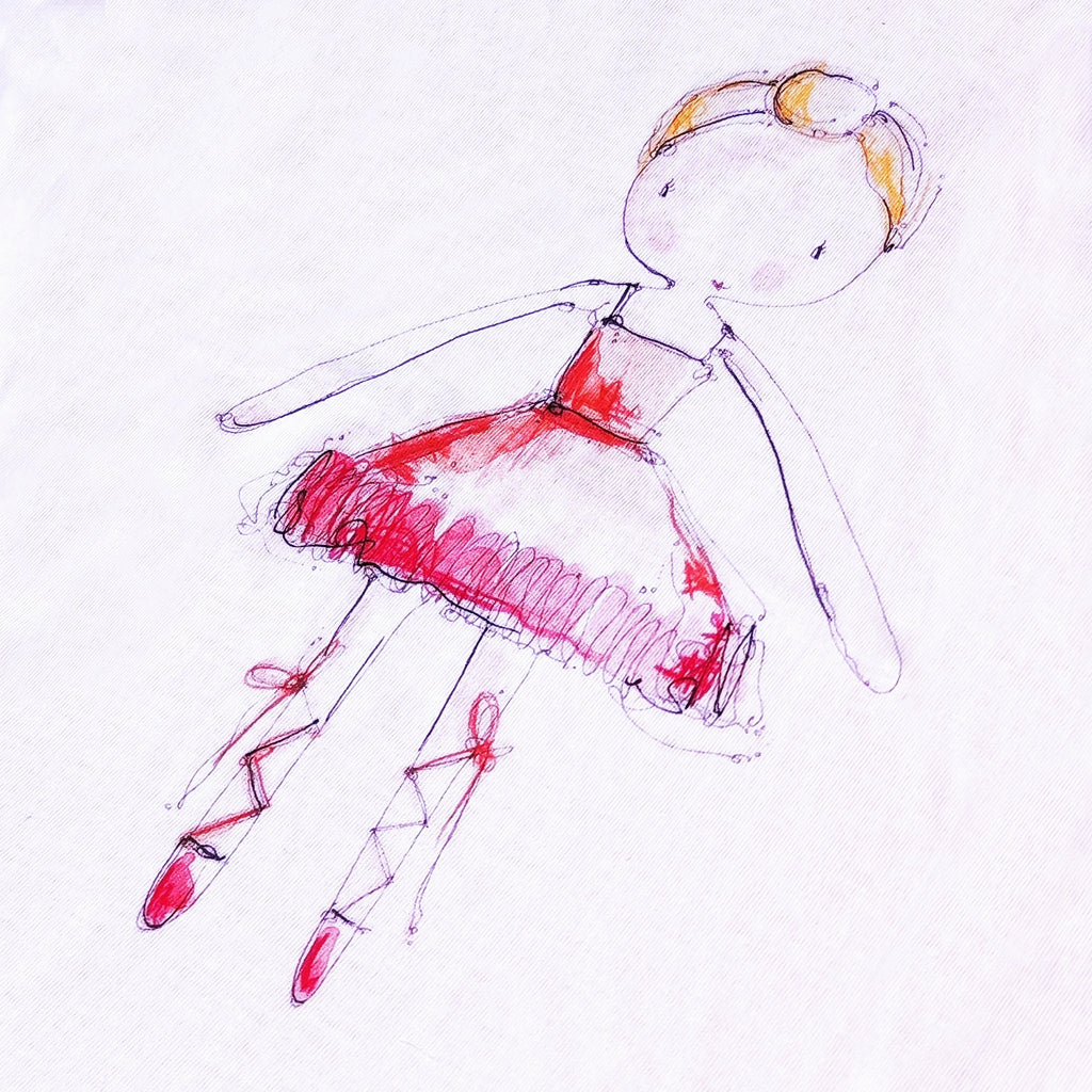 Made by Leah T-Shirt Girl Blonde Print