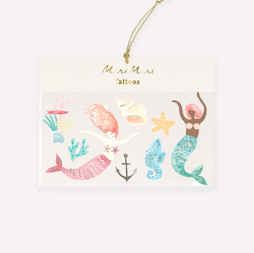Mermaid Temporary Tattoo
