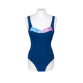 Monica Strapped Leotard Royal Blue