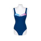 Monica Strapped Leotard Royal Blue
