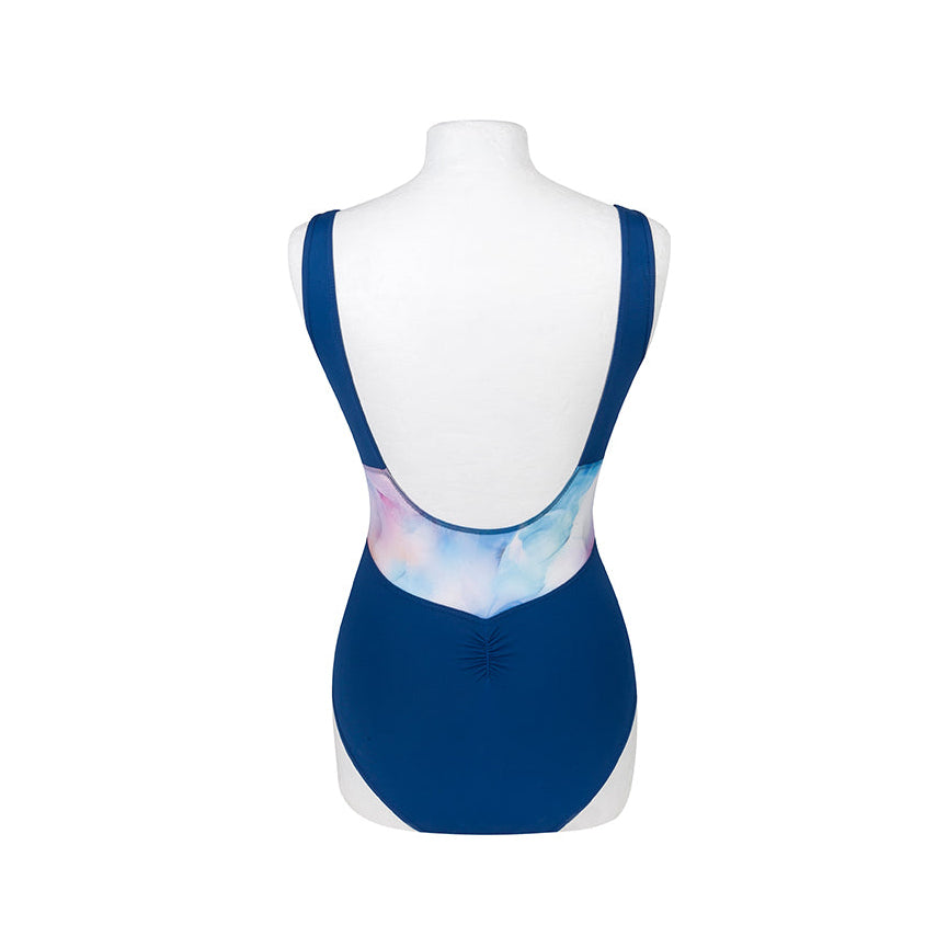 Monica Strapped Leotard Royal Blue