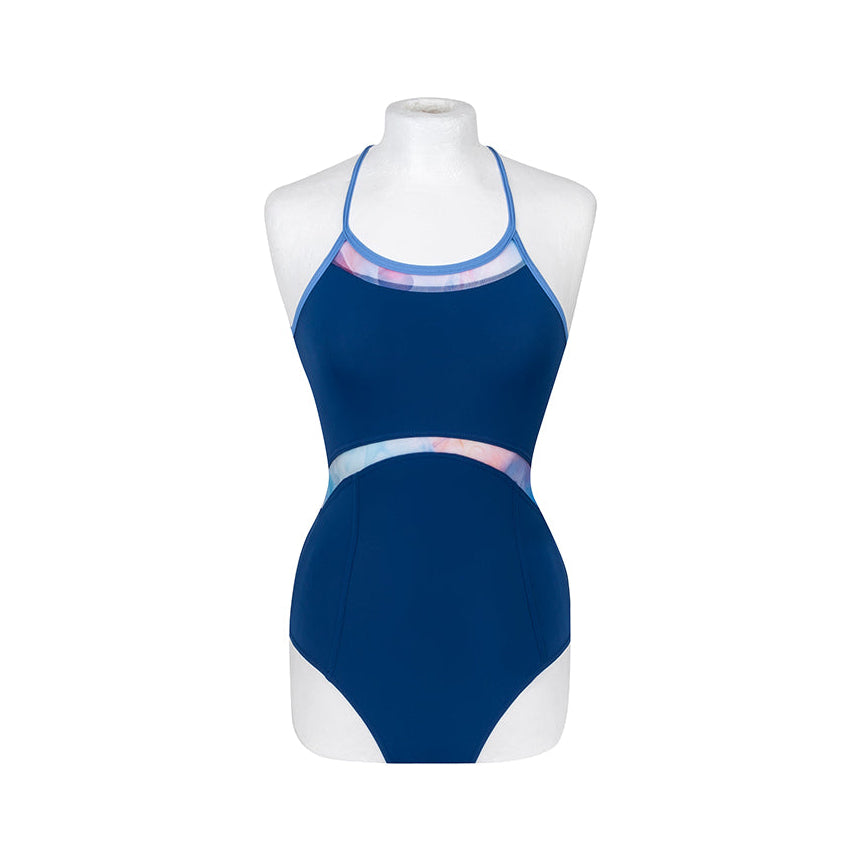 Ninette Halterneck Leotard Royal Blue