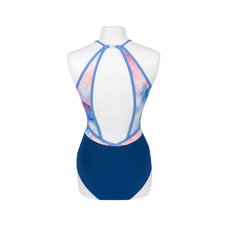 Ninette Halterneck Leotard Royal Blue