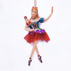 Nutcracker Resin Fabric Ballerina