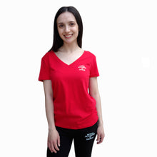  RAD Organic V-neck T-shirt Red