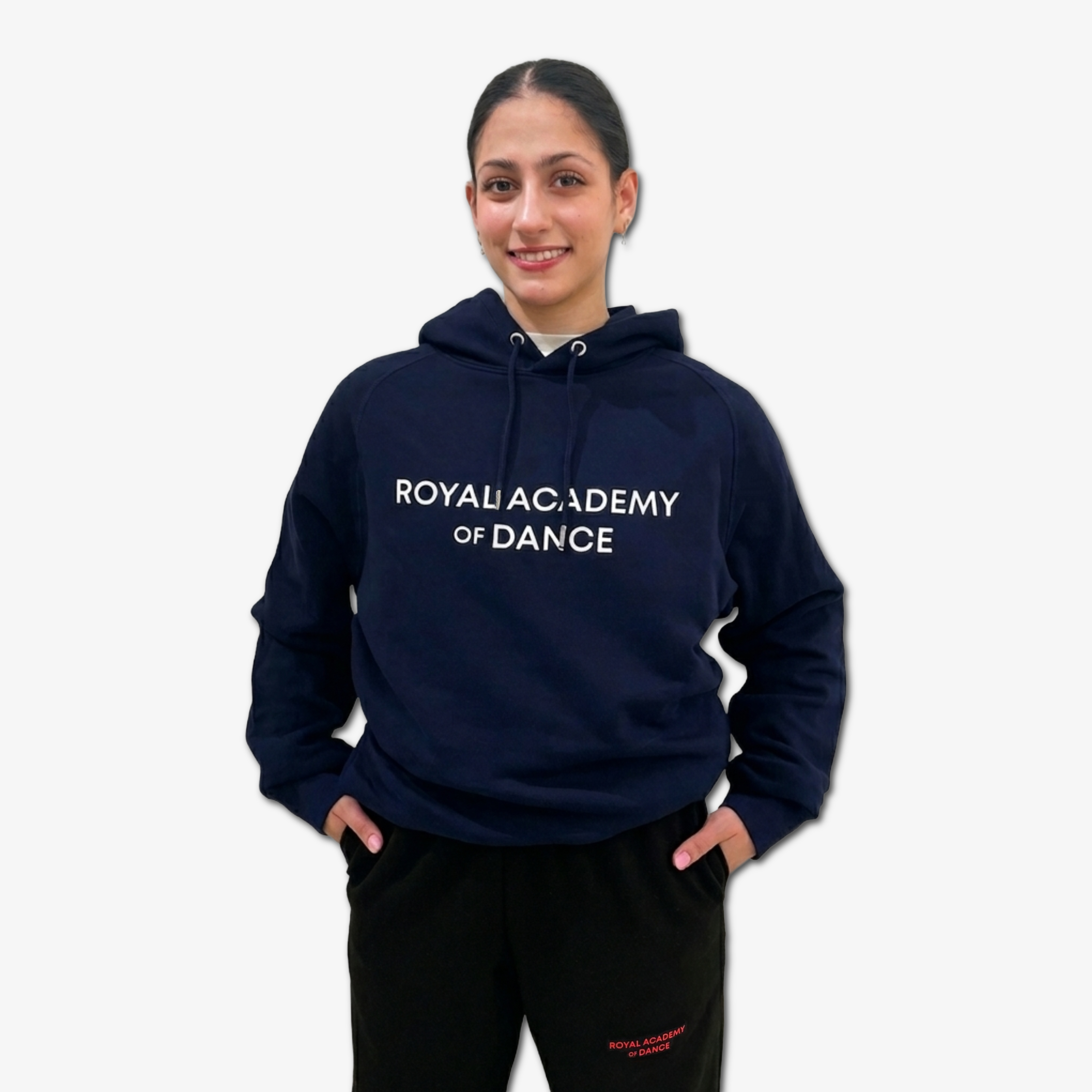 Organic Unisex Pocket Hoodie Navy