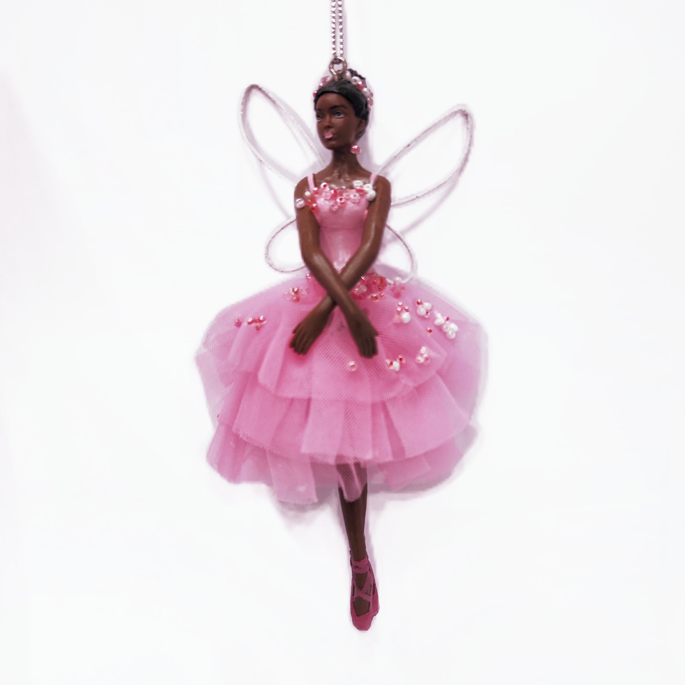 Pink Fabric Fairy Ballerina