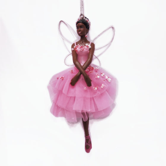 Pink Fabric Fairy Ballerina