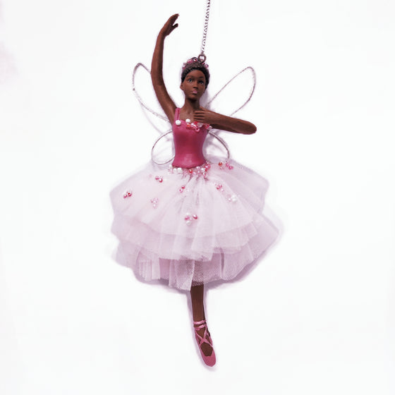 Pink Fabric Fairy Ballerina
