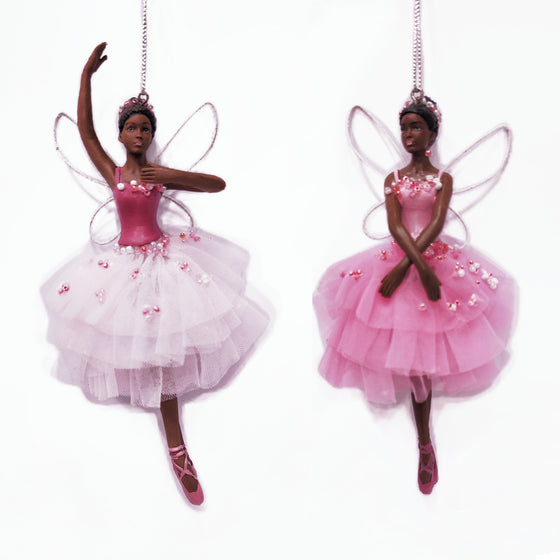 Pink Fabric Fairy Ballerina