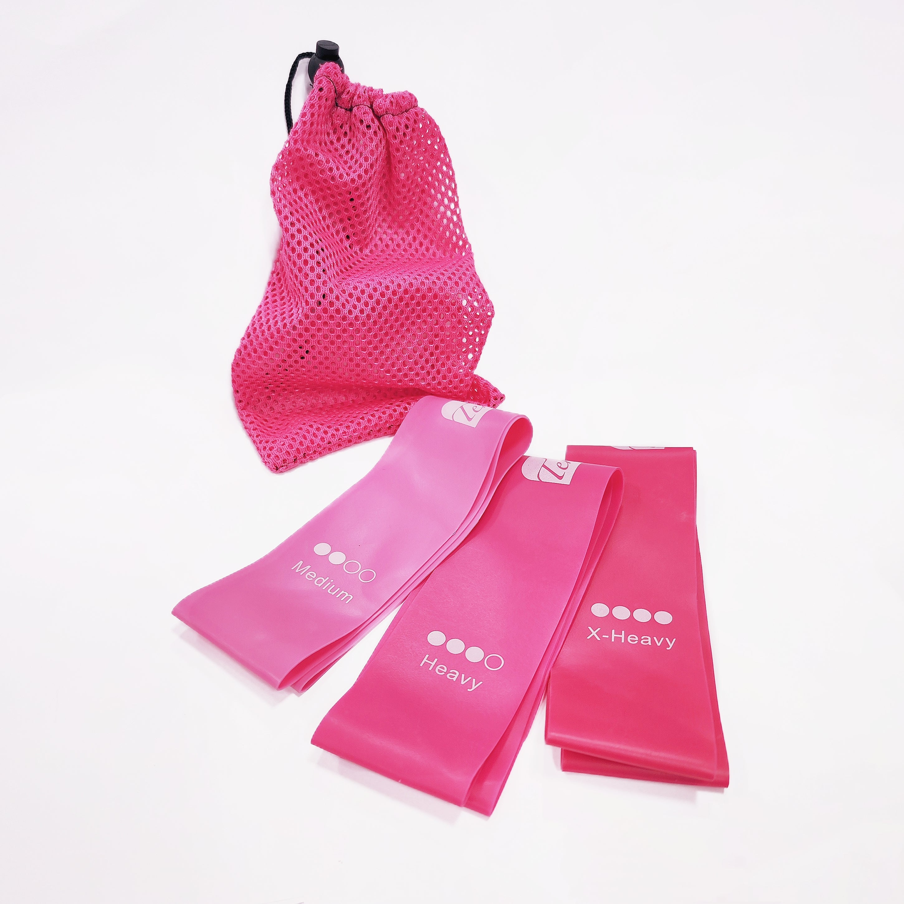 Pink Mini Loop Bands Set