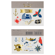  Pirate Bounty Temporary Tattoo