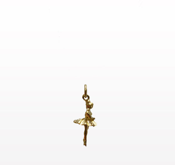 Gold Plated Pointe Charm
