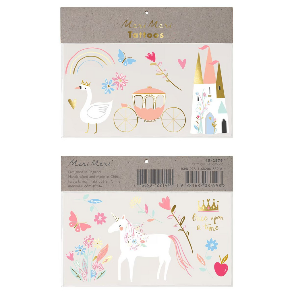Princess Temporary Tattoos