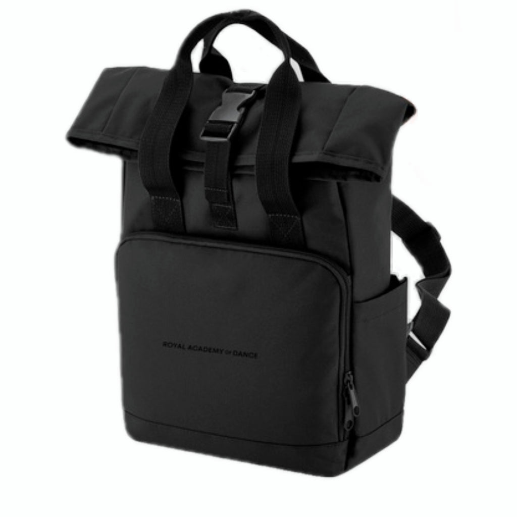 Recycled Mini Twin Handle Roll Top Backpack