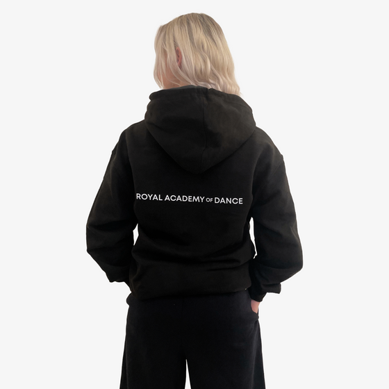 RAD Zip up Hoodie Black