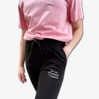 RAD Logo Tracksuit Bottoms Black