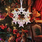 Rainbow Acrylic Iridescent Star Wreath