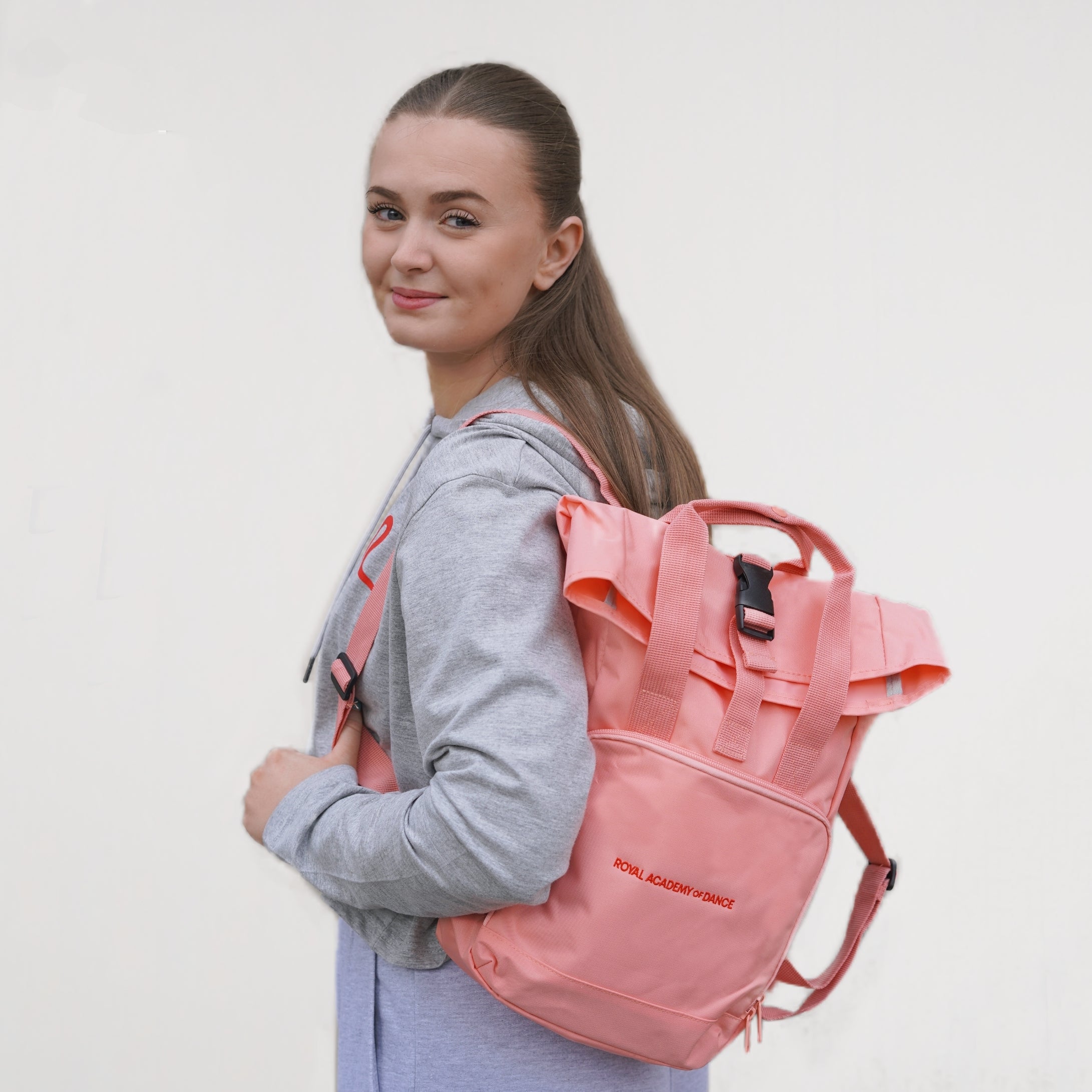 Recycled Mini Twin Handle Roll Top Backpack