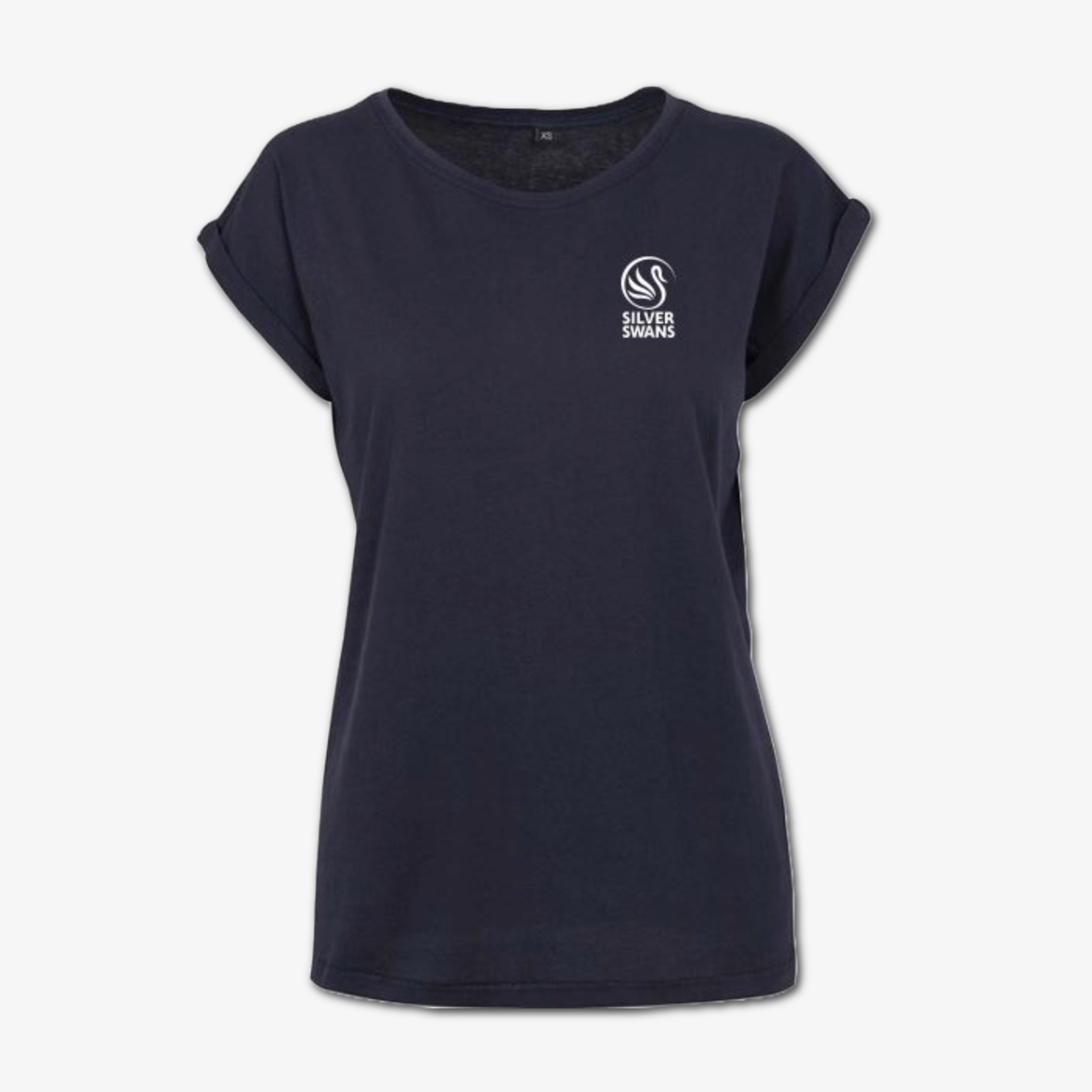 Silver Swans Organic T-shirt Navy