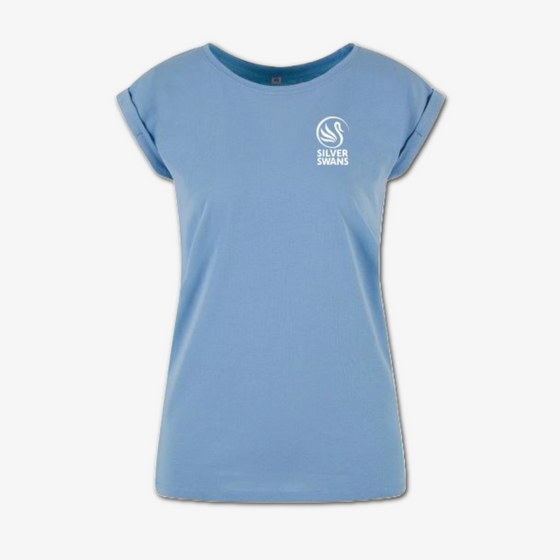 Silver Swan Organic T-shirt Powder Blue