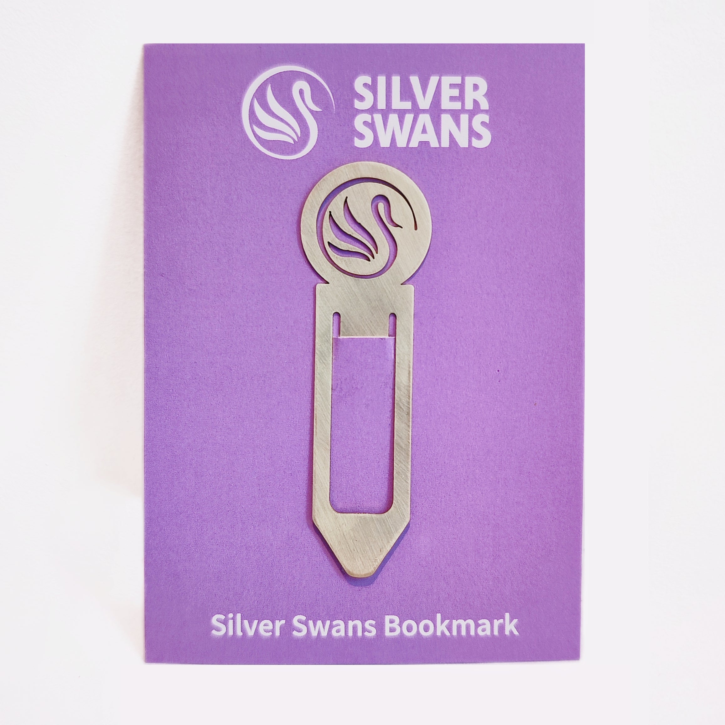 Silver Swans Bookmark