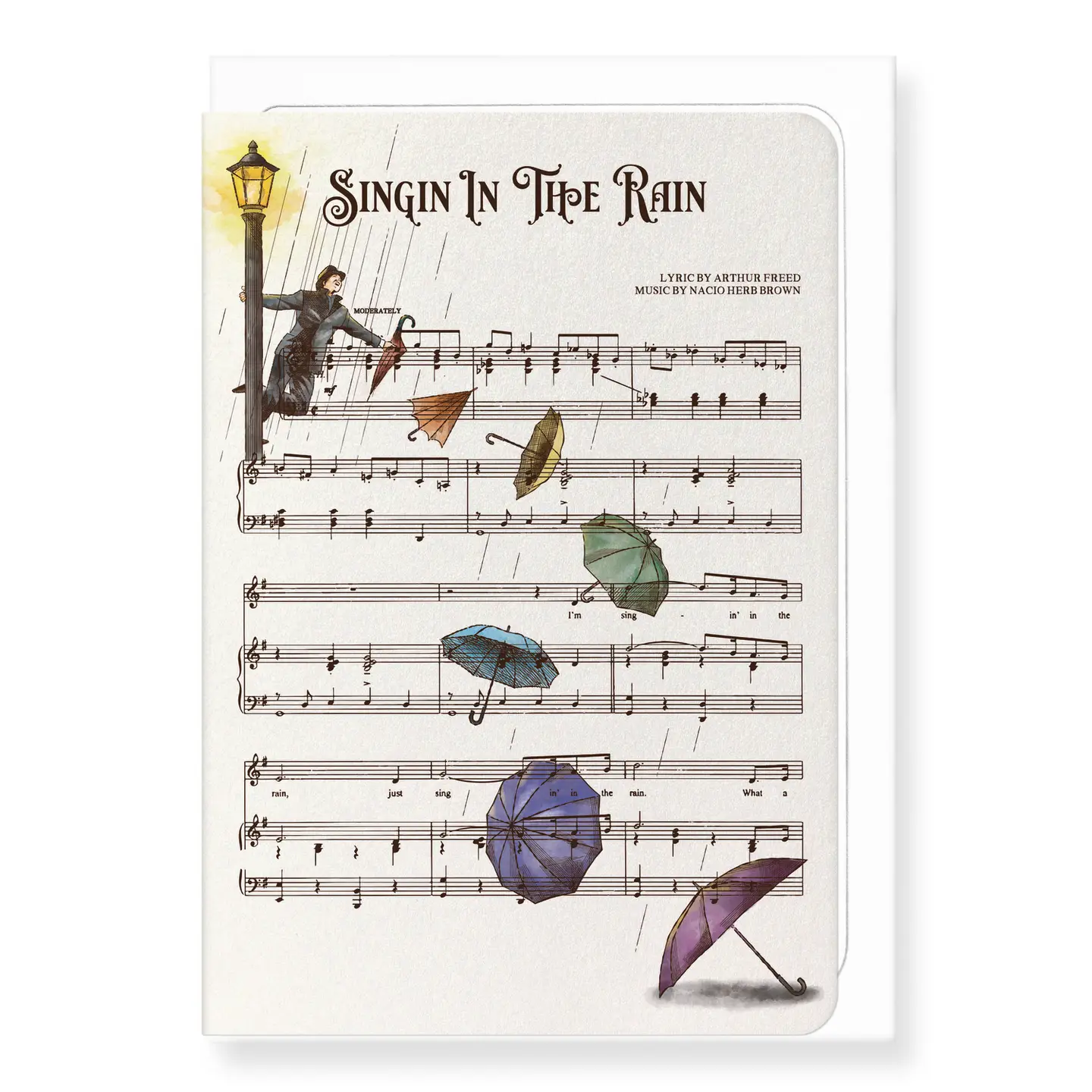 Singin In The Rain Card