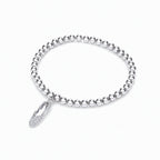 Sterling Sliver Ballet Shoe Charm Bracelet