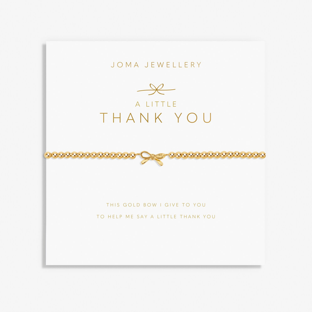 Thank You Bow Bracelet