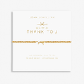 Thank You Bow Bracelet