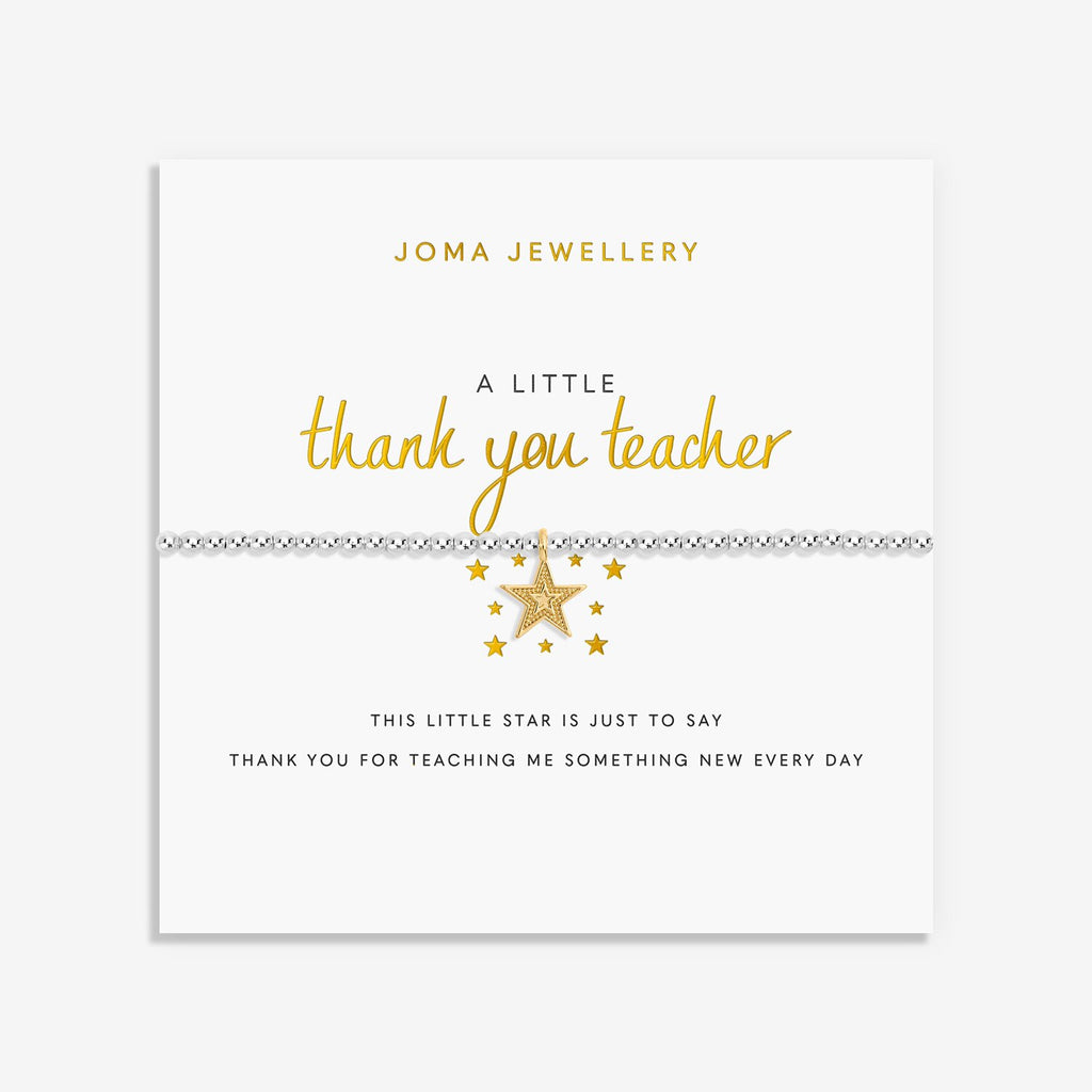 Thank You Teacher Bracelet