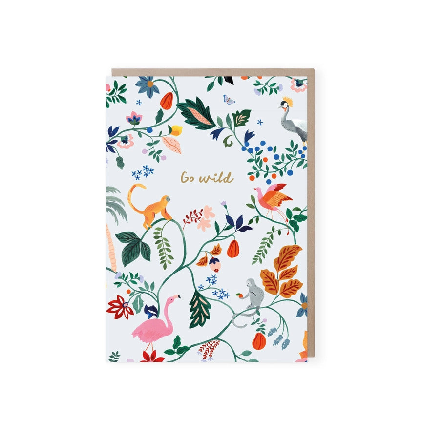 Go Wild Tropical Jungle Card