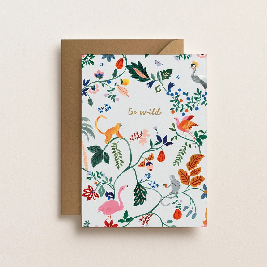 Go Wild Tropical Jungle Card