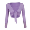Tied Knitted Crossover Cardigan