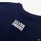 Silver Swans ® T-shirt Navy & Silver