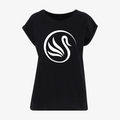 Silver Swans Organic T-shirt Black