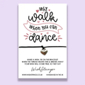 Why Walk When You Can Dance Wish Bracelet