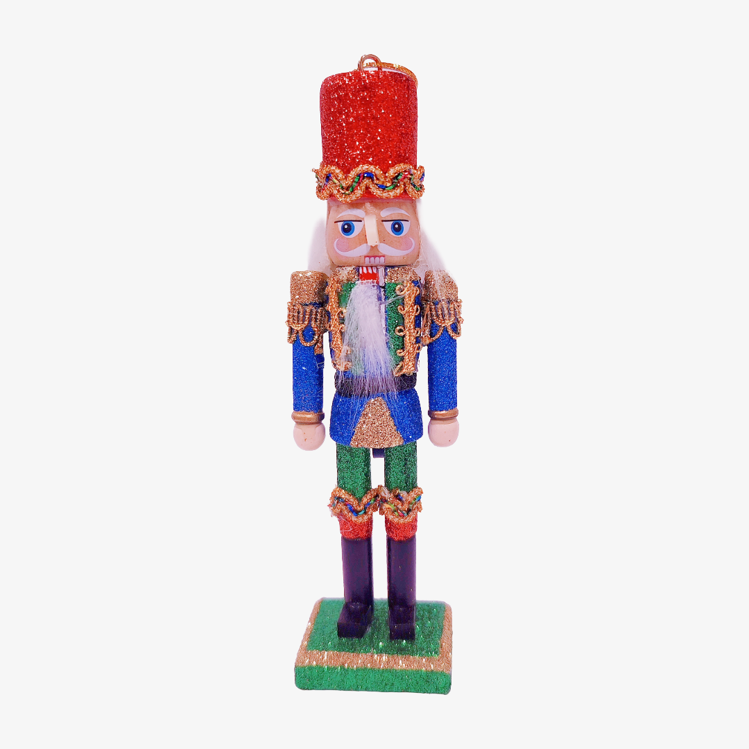 Wood Nutcracker Hanging Decoration
