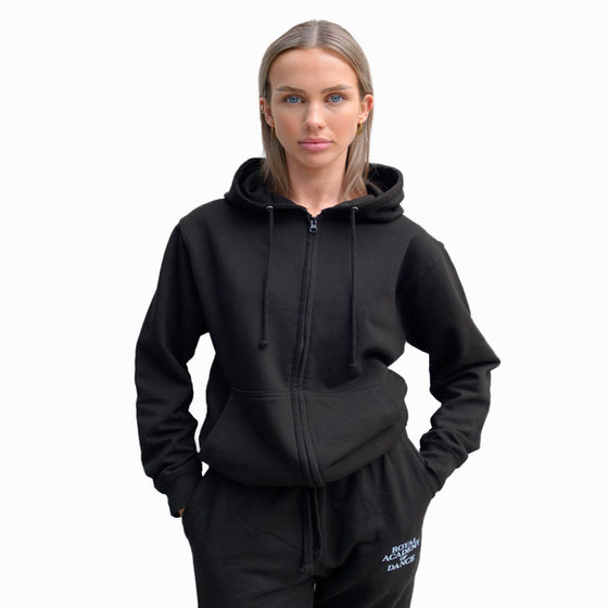 RAD Zip up Hoodie Black