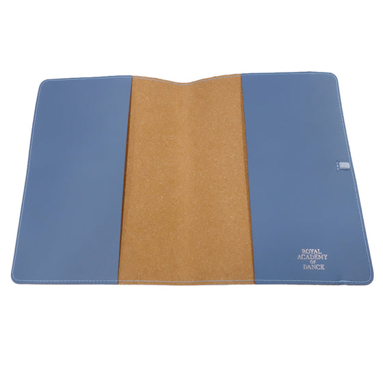 A5 Recycled Leather Folio Pale Blue