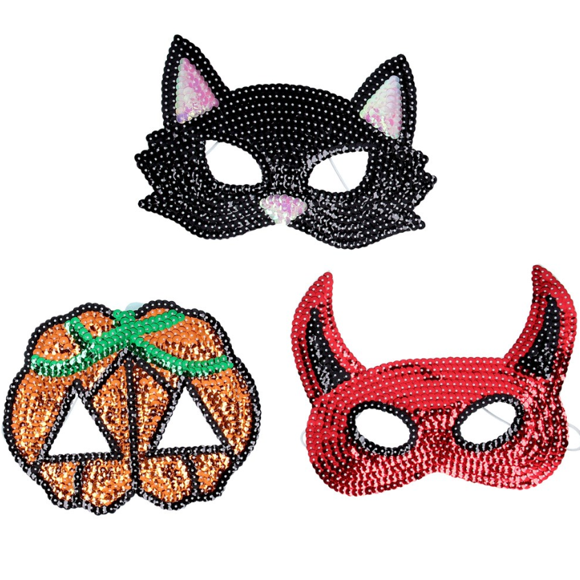 Halloween Sequin Mask