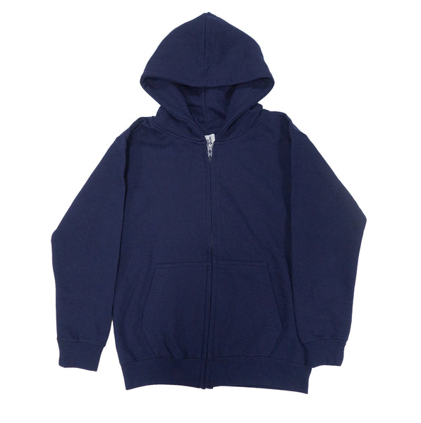 Kids RAD Zip up Hoodie Oxford Navy - Main Image